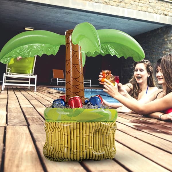 Coconut Tree Uppblåsbar Ishink Poolleksak