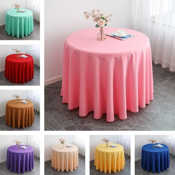 Pyöreä pöytäliinapäällinen APRIKOOSI apricot