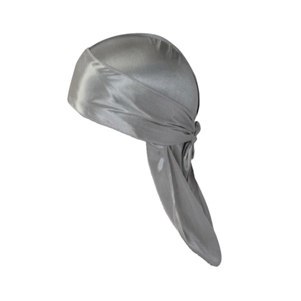 Bandana Silk Durag GREY Grey