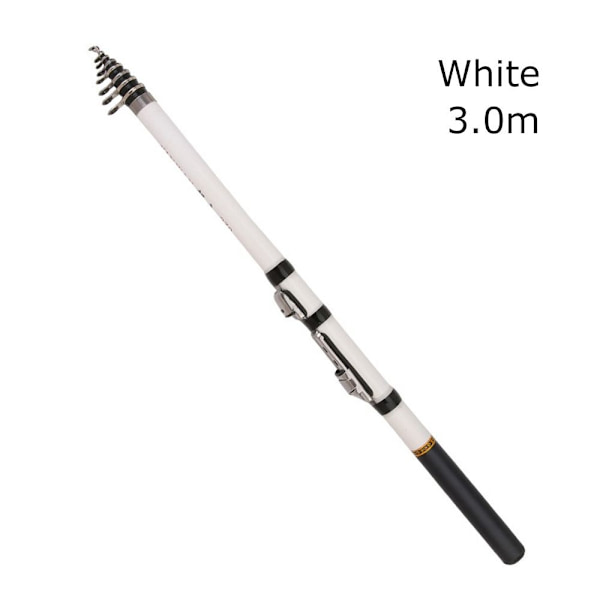 Teleskooppinen onki Pen Pole WHITE 3.0M 3.0M White 3.0m-3.0m