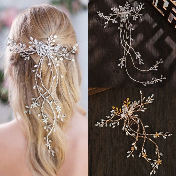 Crystal Hair Combs Hiuskoristeet GOLD gold