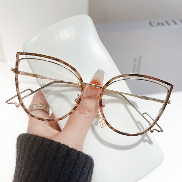 Anti-Blue Light Glasses Pyöreät silmälasit SININEN Blue