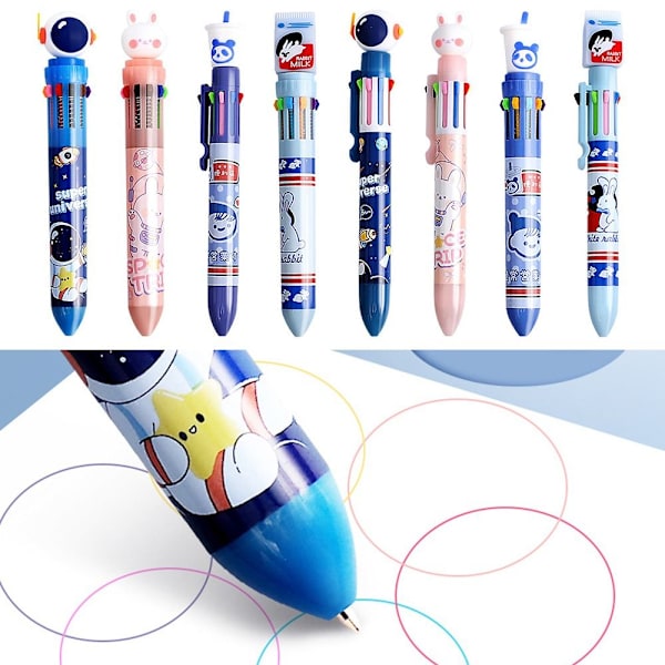 2 STK Kuglepen Neutral Pen 04-8FARVER 04-8FARVER 04-8Colors