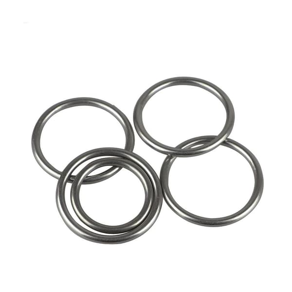 15 stk Svejsede Runde Ringe Glat Solid O Ring 3X45MM 3x45mm