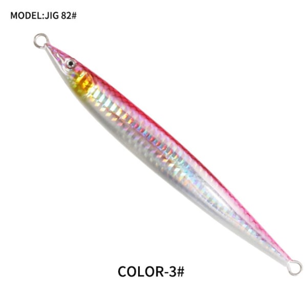 Metal lokke Fiske lokke 130GCOLOR 1 FARVE 1 130gColor 1