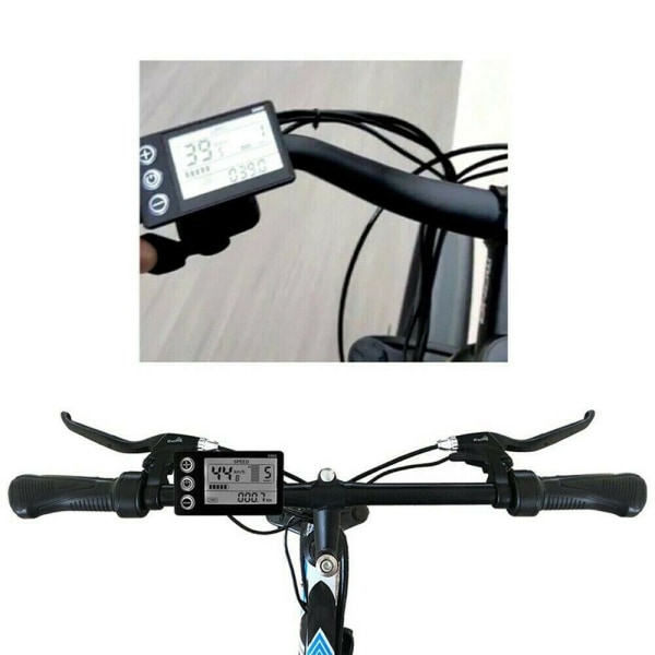 E-cykel LCD-display Scooter Elcykelmätare MTB-hastighetsmätare