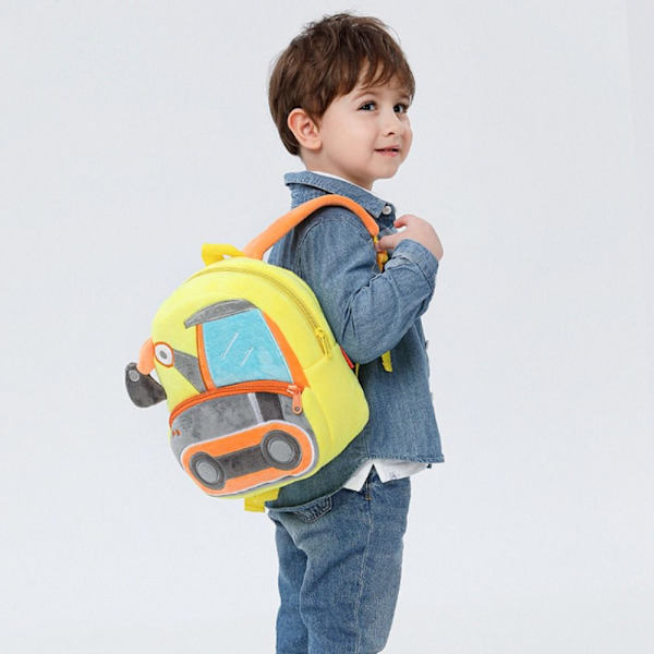 Kids Engineering ryggsekk tegneserie gravemaskin ryggsekk 09 09 09