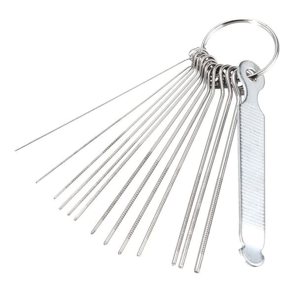 2Set Gitarr Mutter Skåra Fil DIY Slot Filing sträng sågstänger