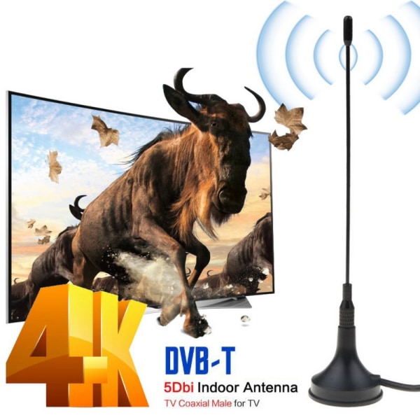 2st TV-antenn Antennförstärkare CMMB TV-mottagare Black