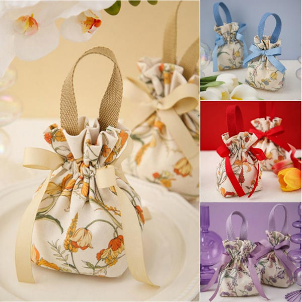 Candy Pouch Snørepose BLÅ 2STK 2STK blue 2pcs-2pcs