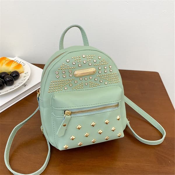 Mini Ryggsäckar Liten Rucksack SVART black