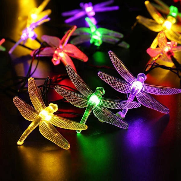 Dragonfly String Lights Fairy Light MULTICOLOR MULTICOLOR Multicolor