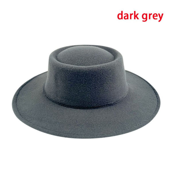 Kyrkhattar Fedora Mössor MÖRKGRÅ dark grey