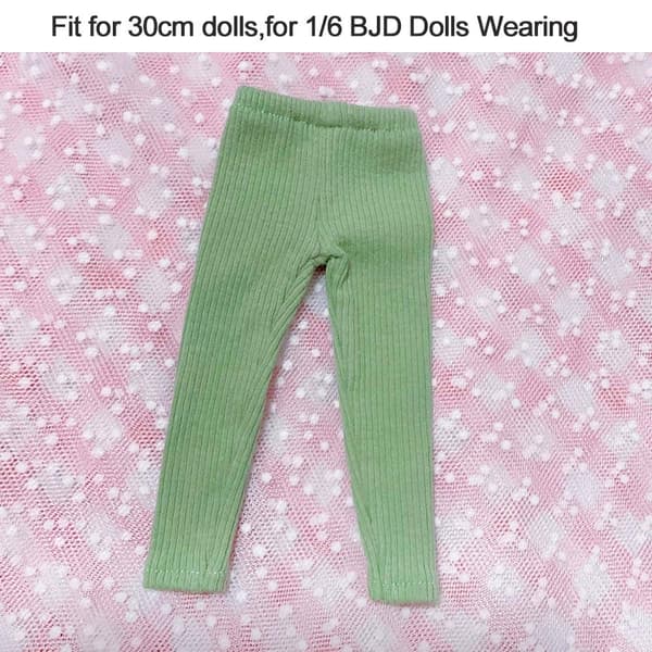 Bottom Byxor Docka Kläder Leggings GRÅ&BLÅ Grey&Blue