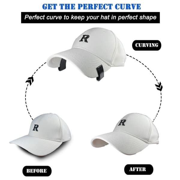 Hat Bill Bender Rim Bender HVID white