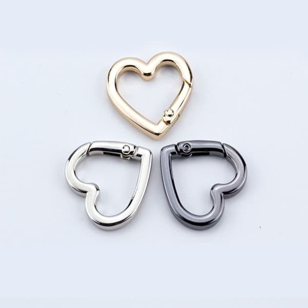 5 st Fjäderringspännen Karbinhakar Plånböcker Handväskor SILVER 25MM Silver 25mm
