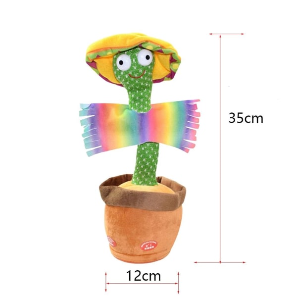 Dancing Cactus Toy Songs pehmolelu 3 3 3