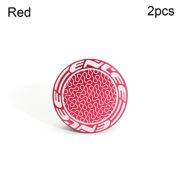 2stk Crank Cap Disc Cover RØD Red