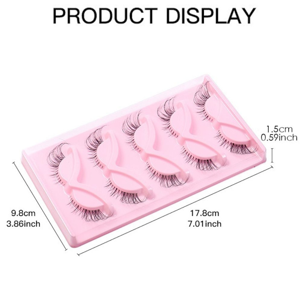 Tekoripset 3D Fox Eyelashes HLY5-22 HLY5-22 HLY5-22