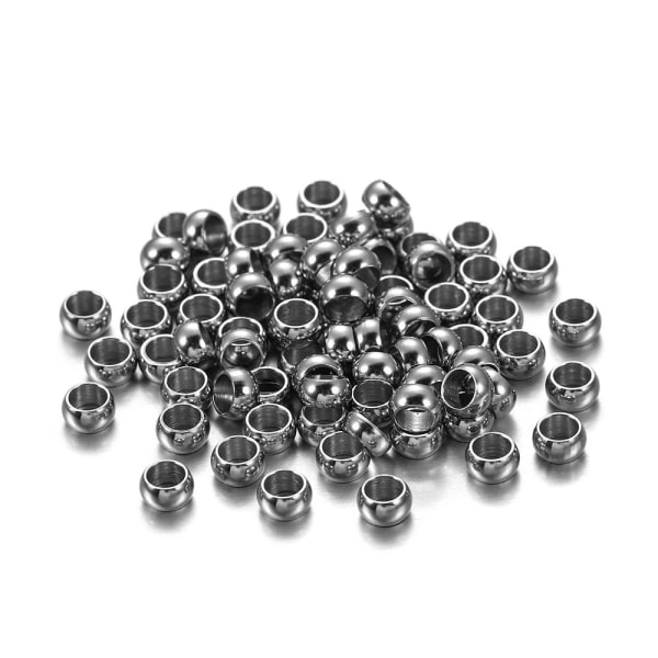 360 kpl Stopperi Välihelmet Päätyhelmi 360 KPL 4MM 360 KPL 4MM 360pcs 4mm