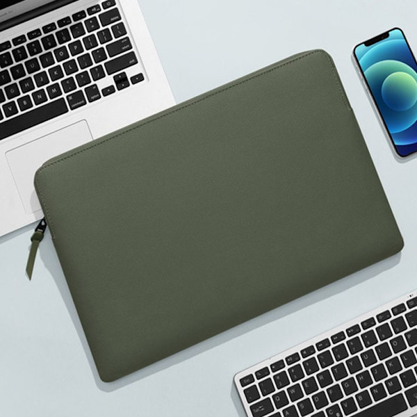 13 14 15 tommer Laptop Sleeve Ultrabook Taske MØRKEGRØN 13 TOMM Dark Green 13 inch