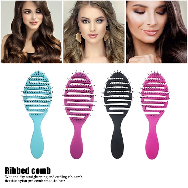 Detangling Hair Brush Hårbørster BLÅ blue