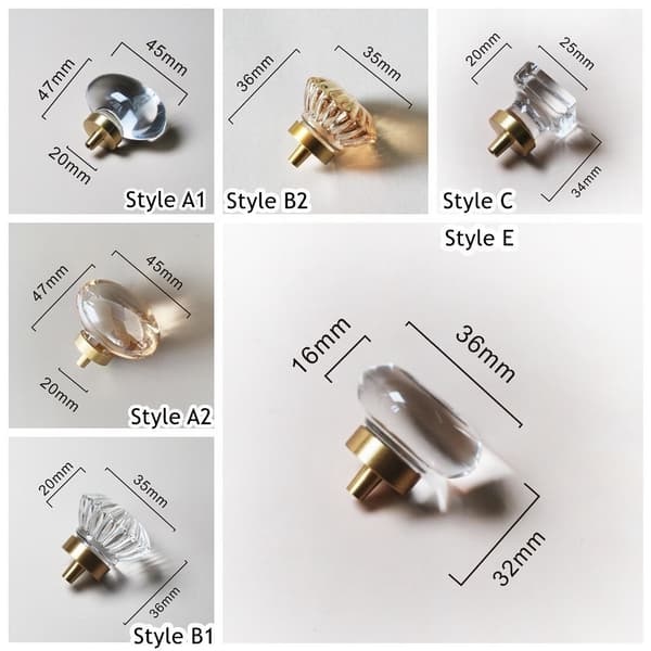 Skuffeknapper Skap Skuffeknapp STYLE E STYLE E Style E