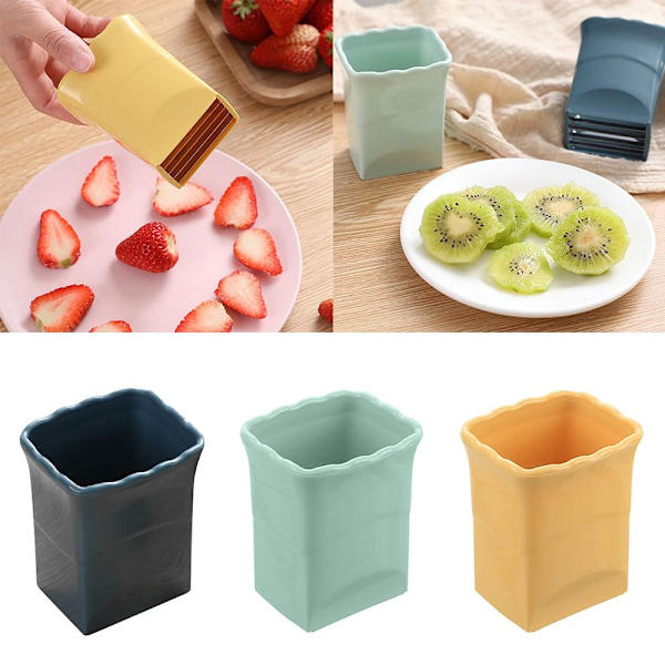 Cup Slicer Frukt Slicers GRÖN Green