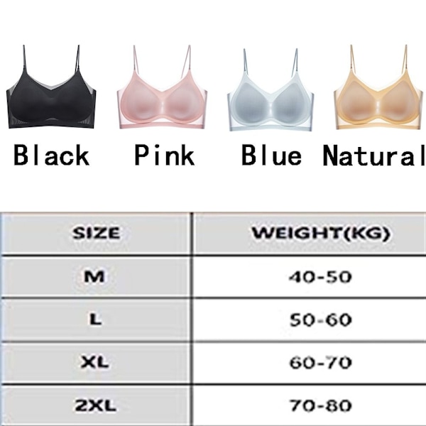Sømløse BH'er Push Up BH NATURAL M Natural M