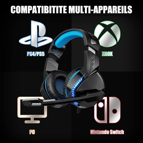 PS5 pelikuulokkeet langalliset kuulokkeet