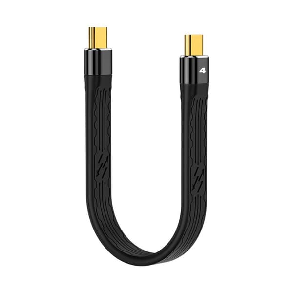 Thunderbolt 4 USB-C -kaapeli, tyyppi C -datakaapeli, 22 cm kaapeli 22cm Cable