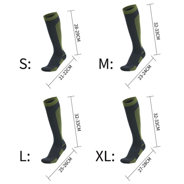 Vanntette sokker utendørs sportssokker SVART M(40-42) black M(40-42)