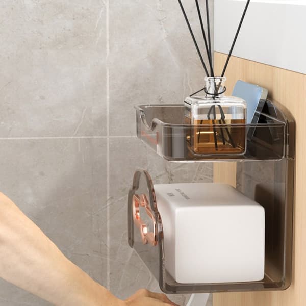 Toiletpapirholder Tissue Box SORT Black