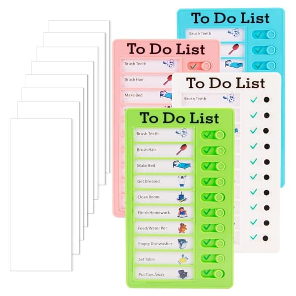 4 st Kontrolltavla Checklista Memo Board Chart Memo