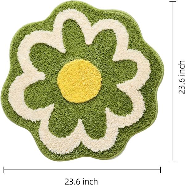 1 stk Søte tepper Blomsterbadematte Badematte 1 Pcs