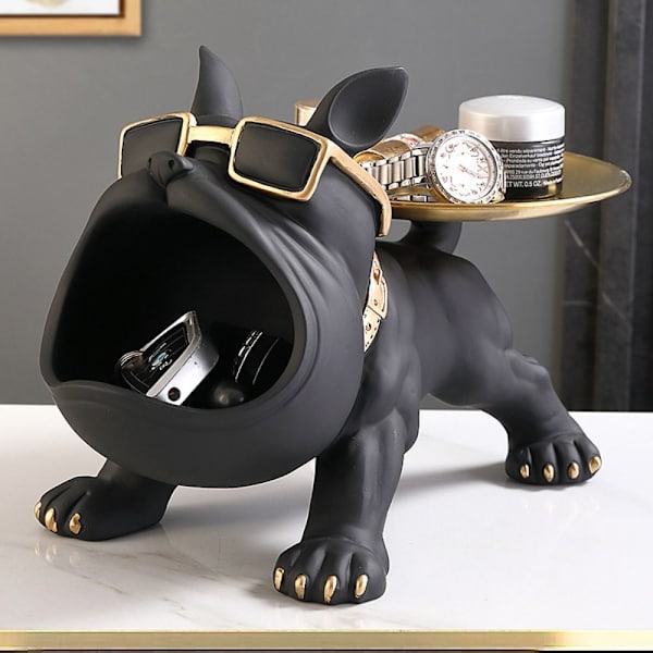 Bulldog Butler Opbevaringsbakke Nøgleboks SORT black