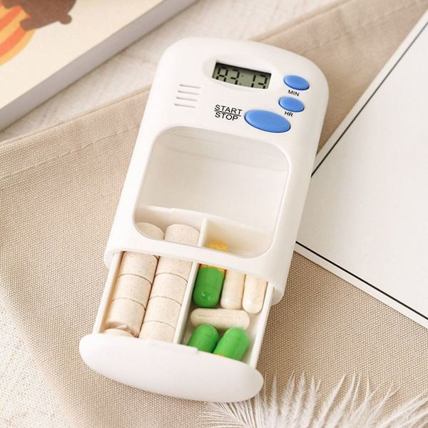 Smart Påminnelse Pill Box Medicin Case Tablettdispenser