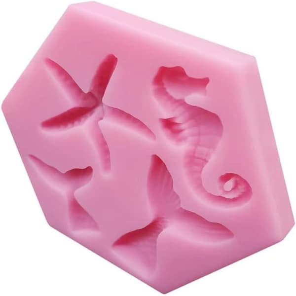2stk Havfrue Tema Kageforme chokolade Forme Silikonekage