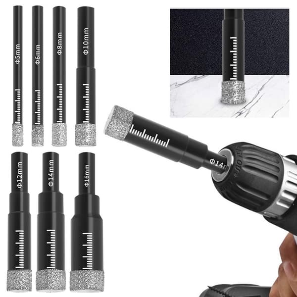 Loddet borkrone 6MM 6mm