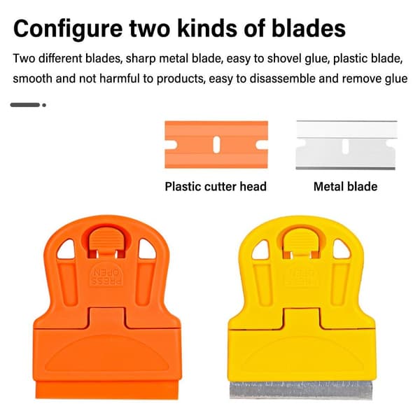 Razor Blade Scraper Lim Remover Tapet Udpakningsværktøj