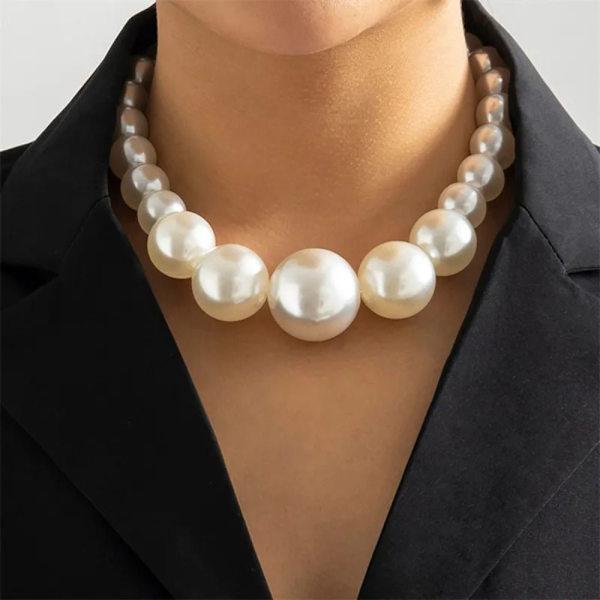 Pärlhalsband Örhänge Big Pearls Halsband ARMBAND ARMBAND Bracelet