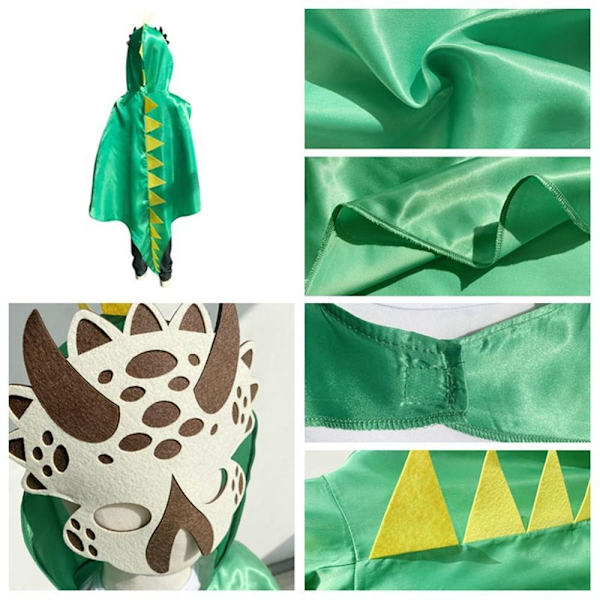 Eläinpuku Cape Dinosaur Animal Mask STYLE 2 STYLE 2 Style 2