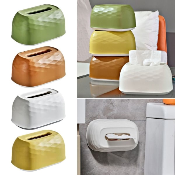 Tissue Box Serviettholder GUL yellow