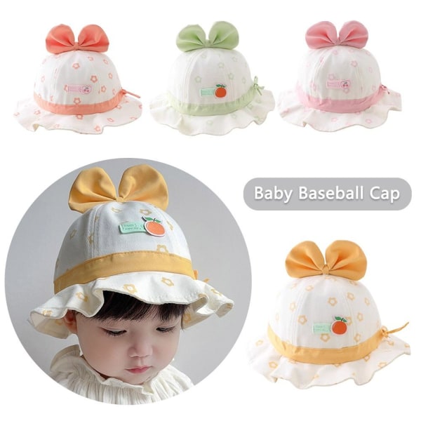 Baby solhatt Baby gutte hatter GUL Yellow