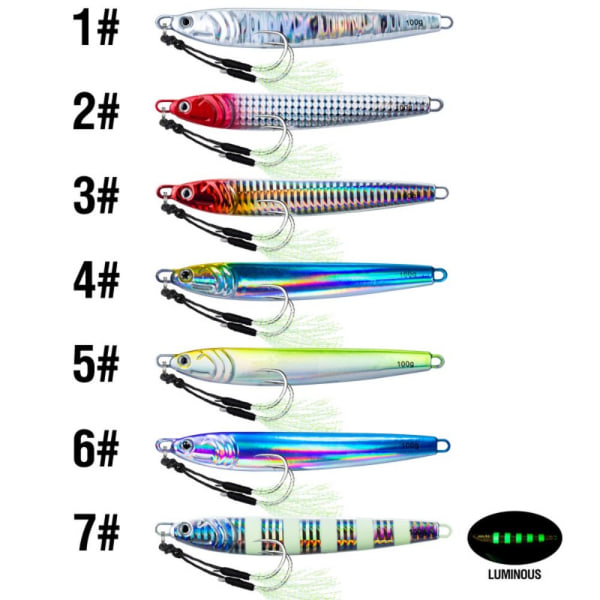 Fiskeagn Bionic Jig Lure 80GSTYLE 3 STYLE 3 80gStyle 3