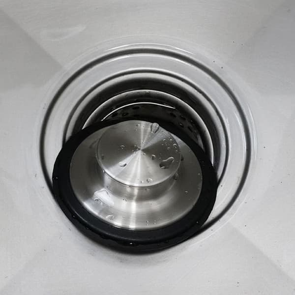 Vattendiskpropp Badkarspropp SVART black