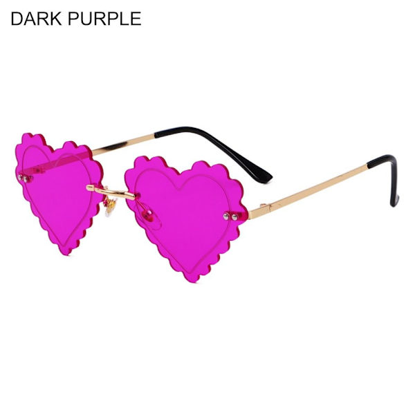 Aurinkolasit naisille Sydämen muotoiset DARK PURPLE DARK PURPLE Dark Purple
