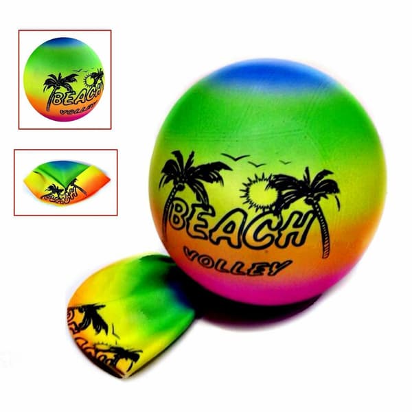 2st Rainbow Beach Balls Uppblåsbar Beach Ball