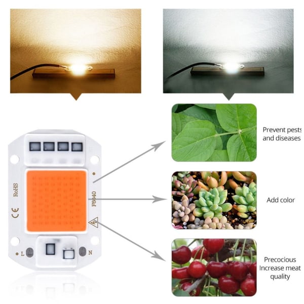 Lamppusirun kasvuvalot LÄMMINVALKOINEN 30W 220V 30W 220V Warm white30W 220V