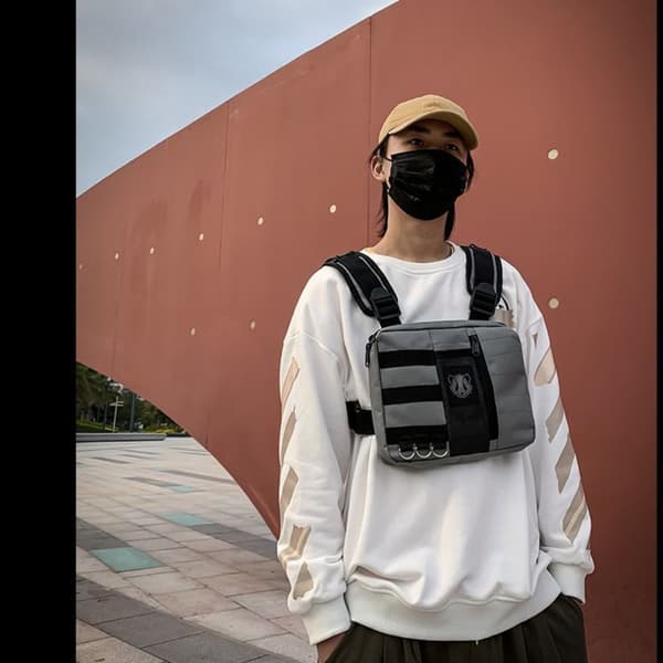 Brysttasker Vest Tasker SORT black
